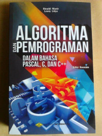 Algoritma Dan Pemograman Dalam Bahasa pascal, c, dan C++