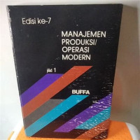 Manajemen Produksi/Operasi Modern