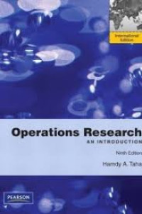 Operations Research AN INTRODUCTION