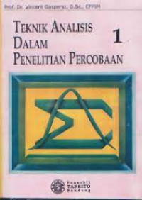 TEKNIK ANALISIS DALAM PENELITIAN PERCOBAAN