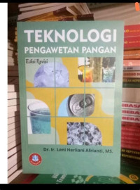 TEKNOLOGI PENGAWETAN PANGAN