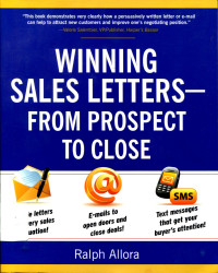 WINNING SALES LETTERS-FROM PROSPECT TO CLOSE