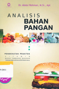 Analisis Bahan Pangan