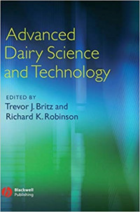 Advanced Dairy Science and Technology