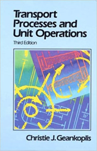 Transport Processes An Unit Operations