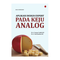 Aplikasi Design Expert Pada Keju Analog