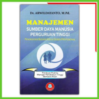 Image of manajemen sumber daya manusia perguruan tinggi