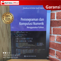 Pemrograman Dan Komputasi Numerik Menggunakan Python