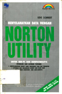 MENYELAMATKAN DATA DENGAN NORTON UTILITY