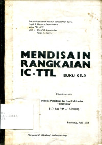 MENDISAIN RANGKAIAN IC-TTL