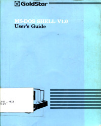 MS-DOS SHELL V1.0 User's Guide