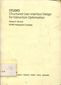 Studio Structured User-Interface Design For Interaction Optimisation