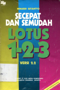 secepat dan semudah lotus 1-2-3