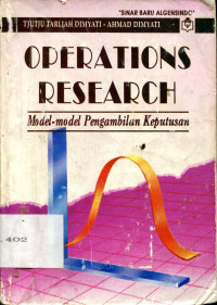 operations Research: Model Model Pengambilan keputusan