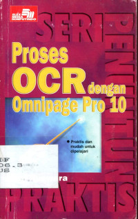 PROSES OCR DENGAN OMNIPAGE PRO 10