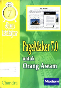 7 JAM BELAJAR PAGEMAKER 7.0 UNTUK ORANG AWAM