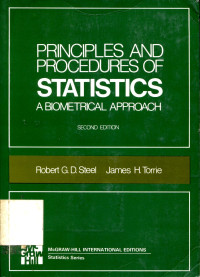 PRINCIPLES AND PROCEDURES OF STATISTICS